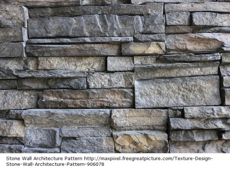Texture Design Stone Wall Architecture Pattern