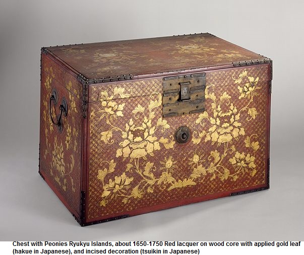 6 Chest with Peonies motifs LACMA