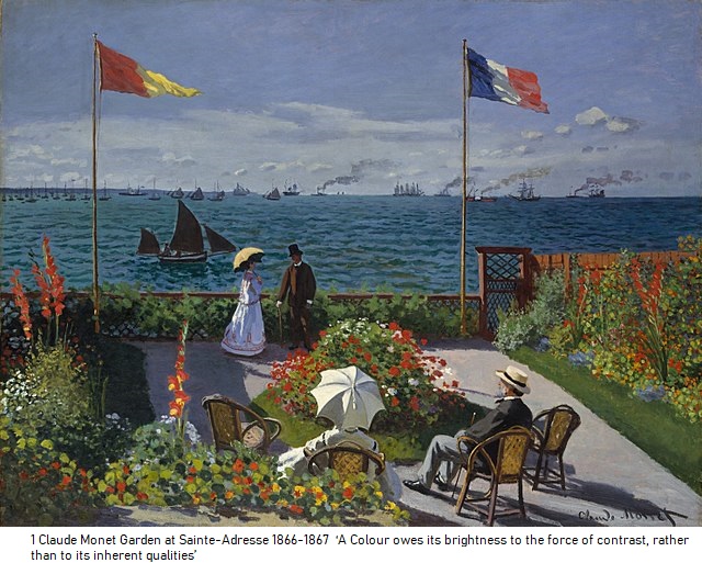 1 Claude Monet Garden at Sainte-Adresse 1866-1867