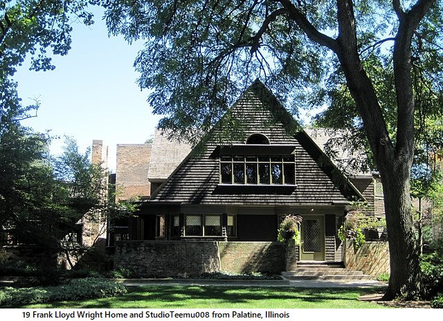 19 Frank Lloyd Wright Home and StudioTeemu008 from Palatine, Illinois
